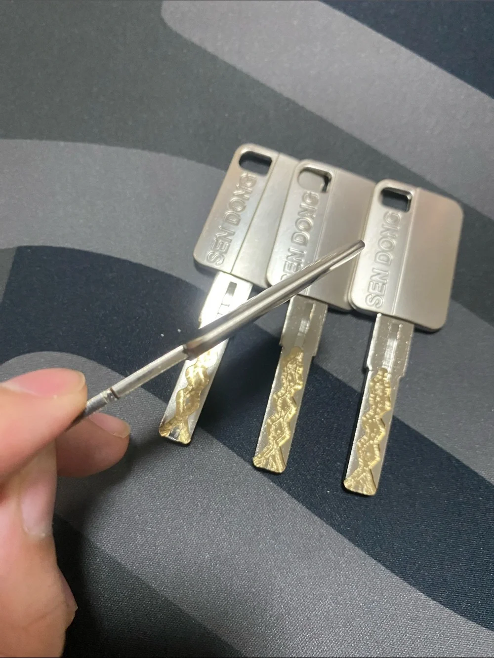 Silver & Gold Key Set — 4-Pack Key Blanks